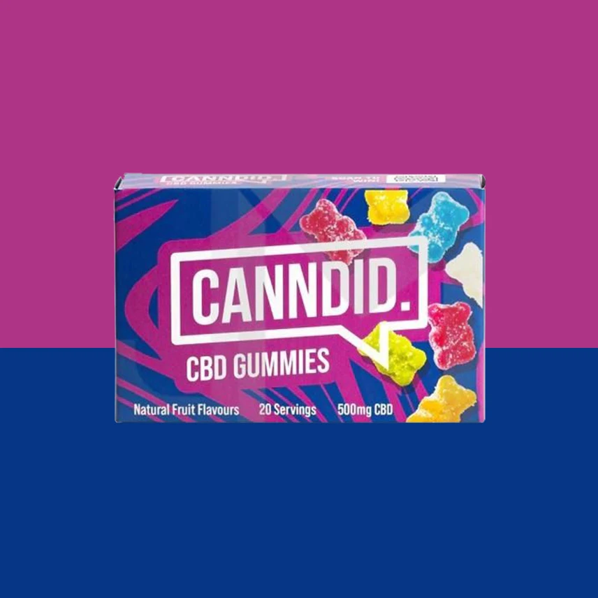 packaging of 500 Mg CBD Gummy custom