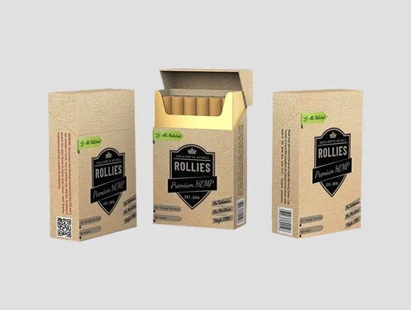 cigarette box packaging style