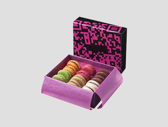 printed macaron boxes