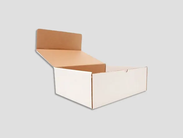 white cardboard box