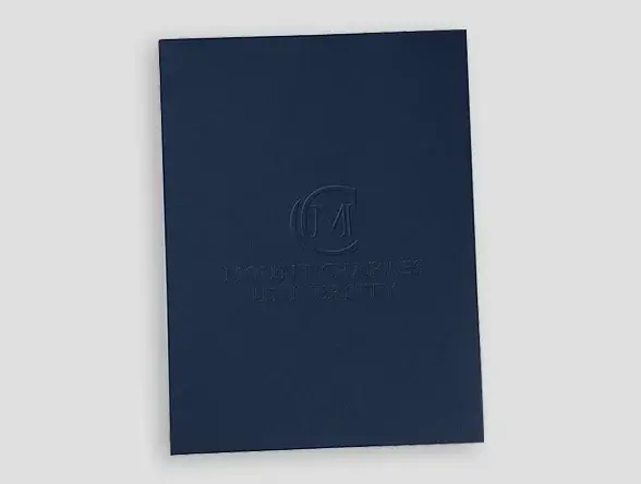 embossed folders wholesale