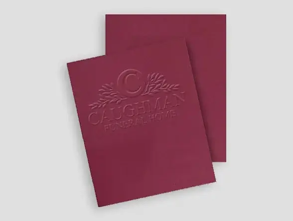 custom embossed folders