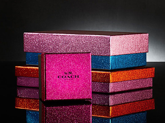 christmas glitter boxes